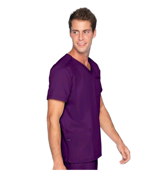 Landau ProFlex Men's 4-Pocket V-Neck Scrub Top - Fiumara Medical