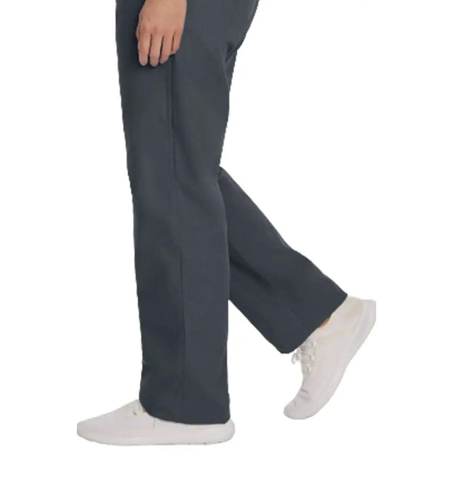 Landau Essentials Unisex Straight-Leg Scrub Pants 7602 -Graphite-Bottomview