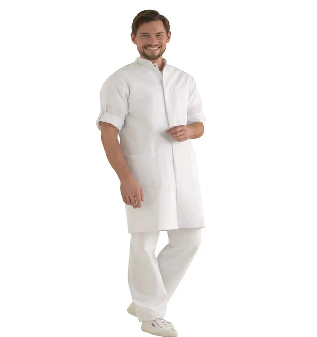 Kentaur Unisex Lab Coats with Stand Up Collar - Fiumara Medical