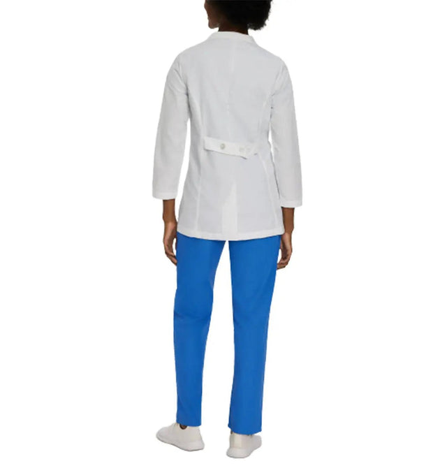 Landau Women's 3-Pocket Consultation Jacket 8726 -White-backview