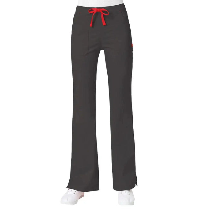 Maevn Women's "Blossom" Multi-Pocket Flare Pant Charcoal