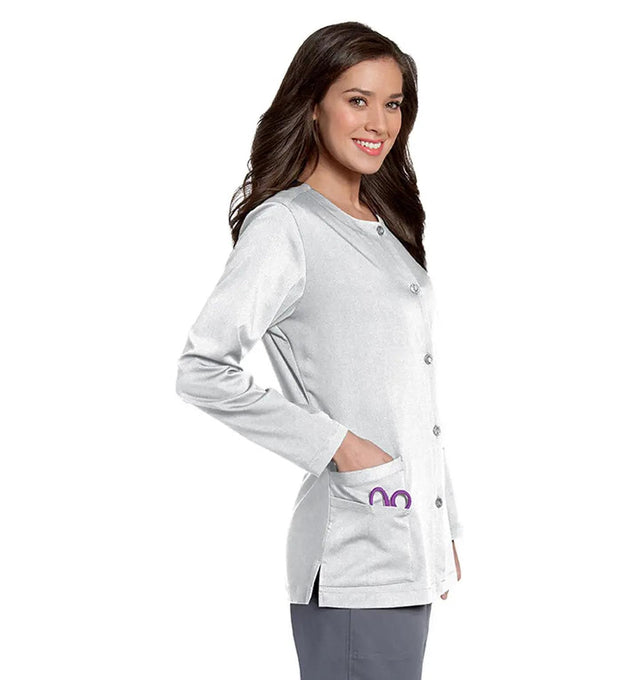 Urbane Women's Button Front Jacket Side