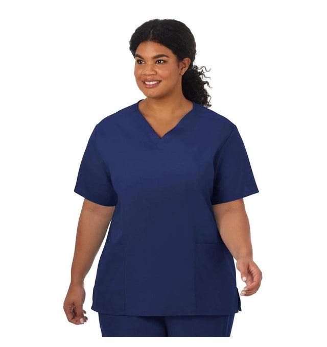 Fundamentals Women's Two Pocket V-Neck Top - Main Image New Navy