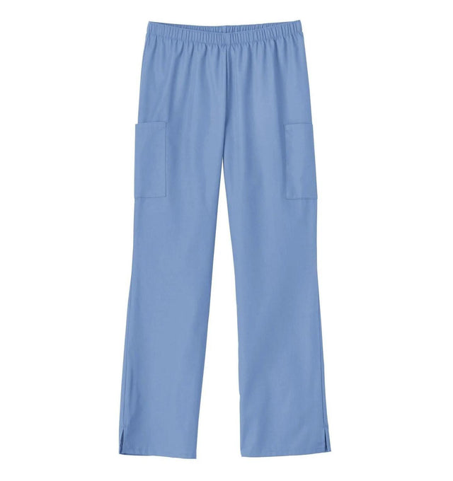 Fundamentals Ladies Cargo 2 Pocket Pant - Front Ceil Blue