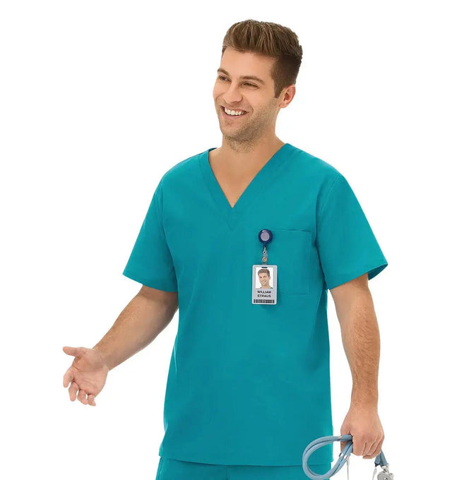 Fundamentals Unisex One Pocket Top - Main Image Teal