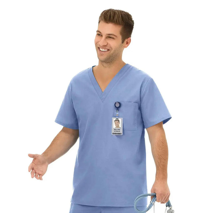 Fundamentals Unisex One Pocket Top - Main Image Ceil Blue