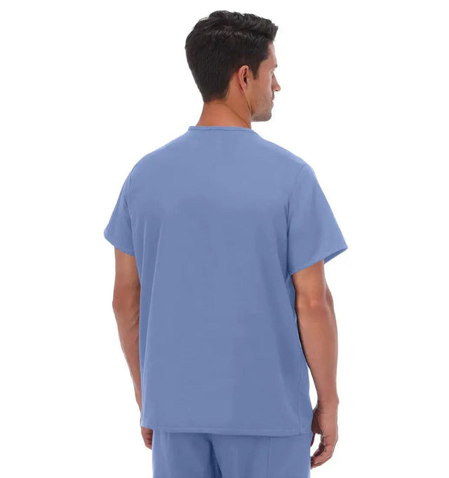 Fundamentals Unisex One Pocket Top - Back Ceil Blue