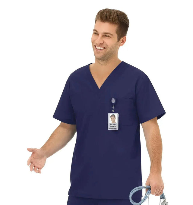 Fundamentals Unisex One Pocket Top - Main Image New Navy