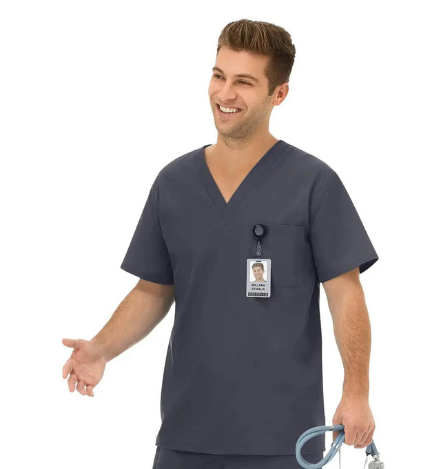 Fundamentals Unisex One Pocket Top - Main Image Charcoal