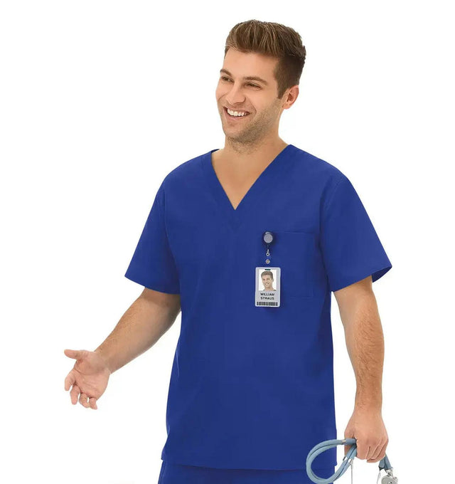 Fundamentals Unisex One Pocket Top - Main Image Galaxy Blue