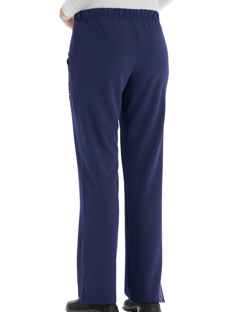 Jockey Ladies Extreme Comfy Pant in Petite & Tall Sizing - Back New Navy