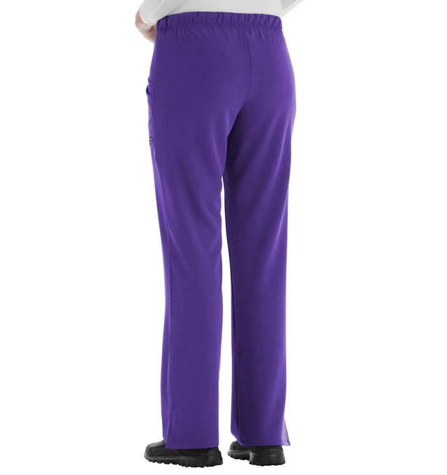 Jockey Ladies Extreme Comfy Pant in Petite & Tall Sizing - Back Purple