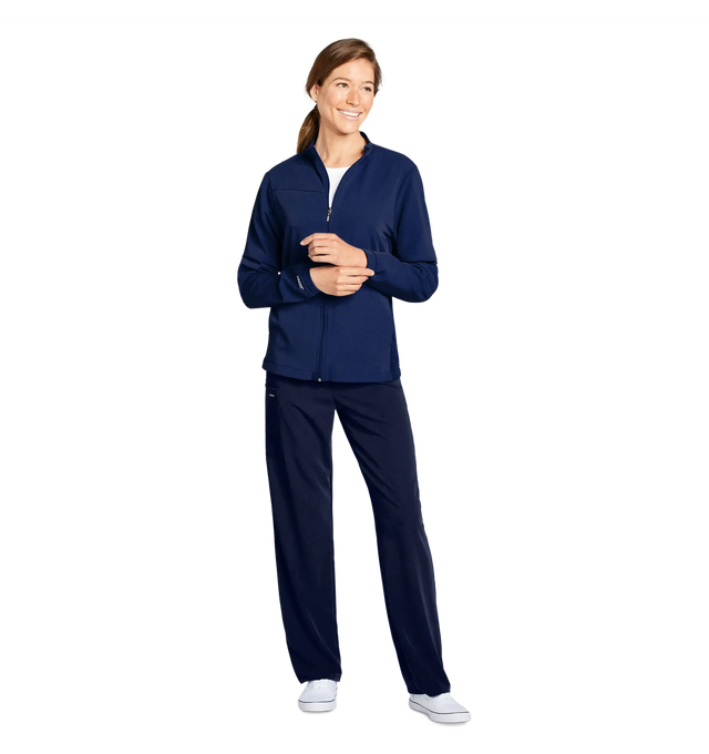 Jockey Unisex Warm Up Jacket-Lady Model, Navy