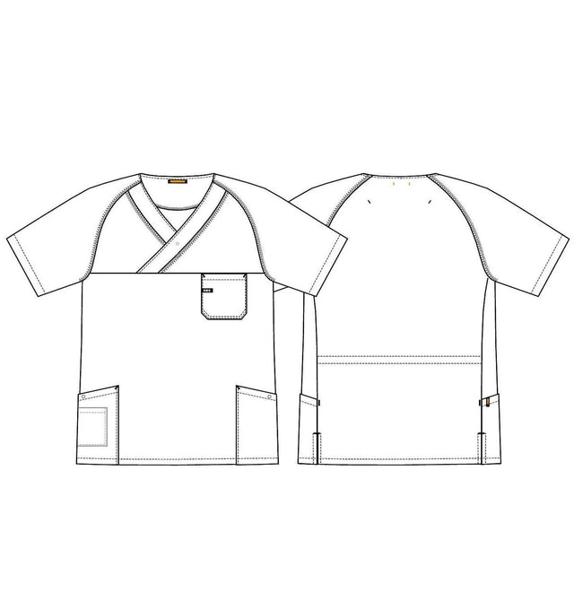 Kentaur Unisex Smock V-NeckTop Sketch