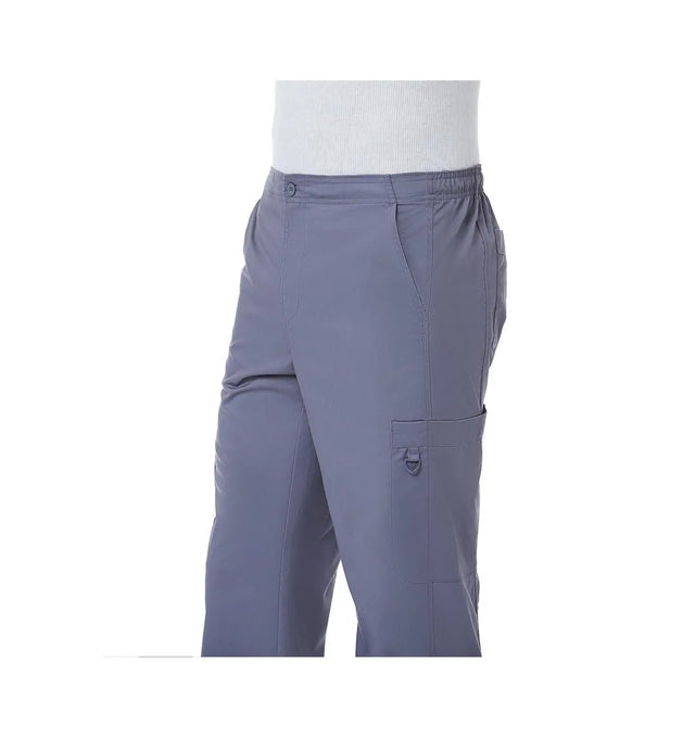 Men Half Elastic 8-Pocket Cargo Pant Pocket