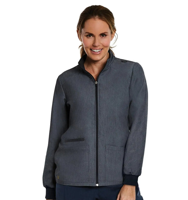 Comfy Warm-Up Jacket Heather Grey Main