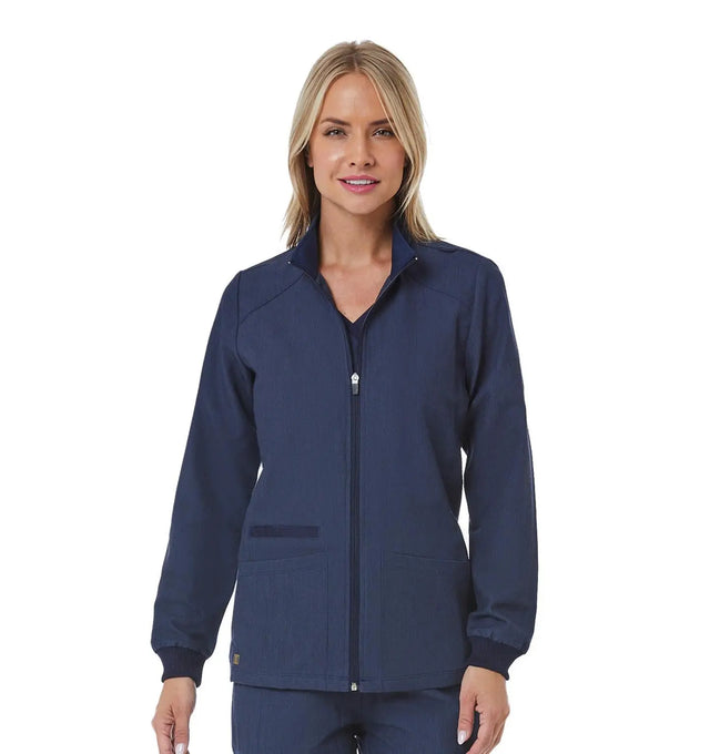 Comfy Warm-Up Jacket Heather Navy main