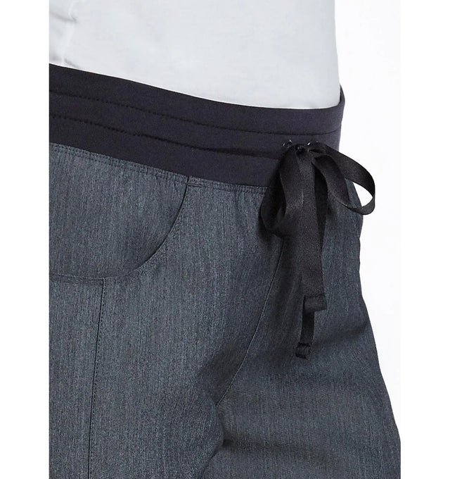 Contrast Yoga Band Pant Heather Navy