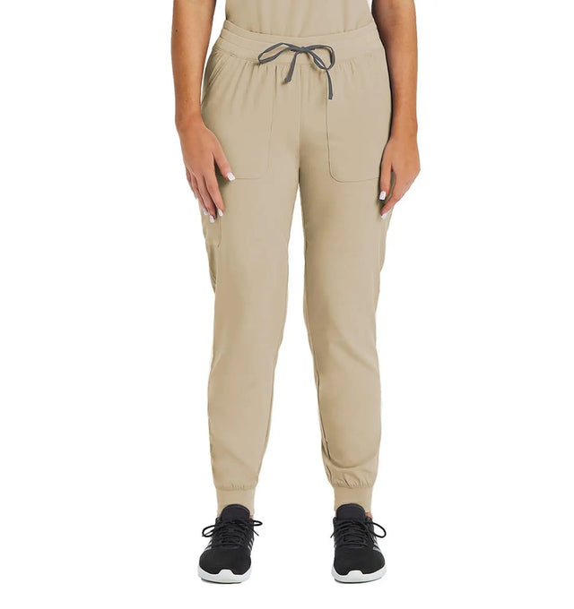 Knit Yoga Waistband Jogger Pant Khakhi