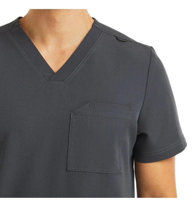 Men 3 Pocket V-neck Top Chest Pocket