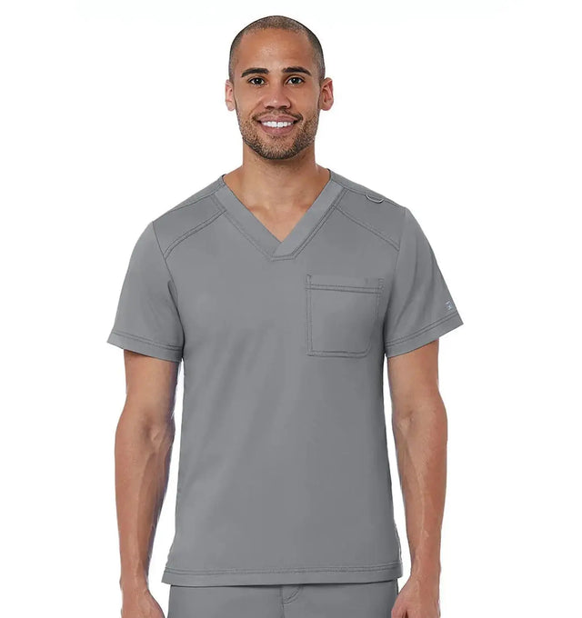 Men's Basic V-Neck Top Pewter - Main