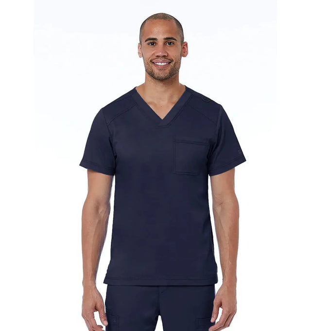 Men's Basic V-Neck Top Navy - Main