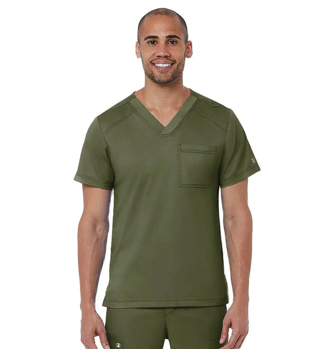 Maevn 5501 Men's Basic V-Neck Top - Front