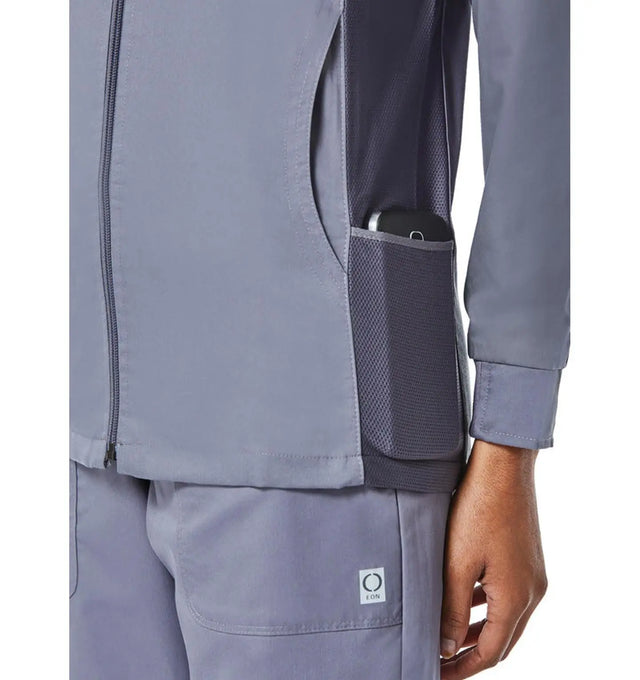 Sporty Mesh Panel Jacket sudeview