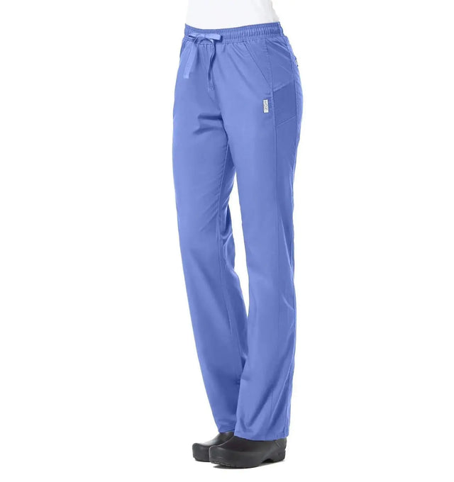Sporty Mesh Panel Pant Ceil Blue
