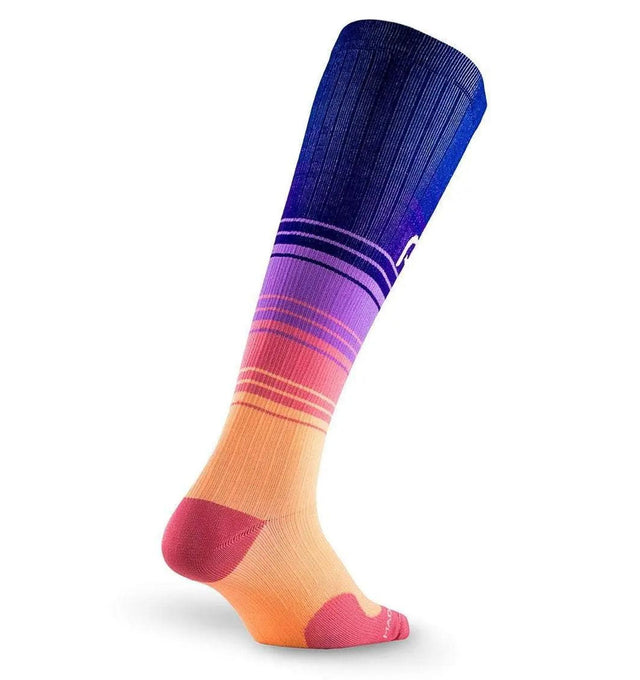 Marathon Florida Skies Compression Socks back side view
