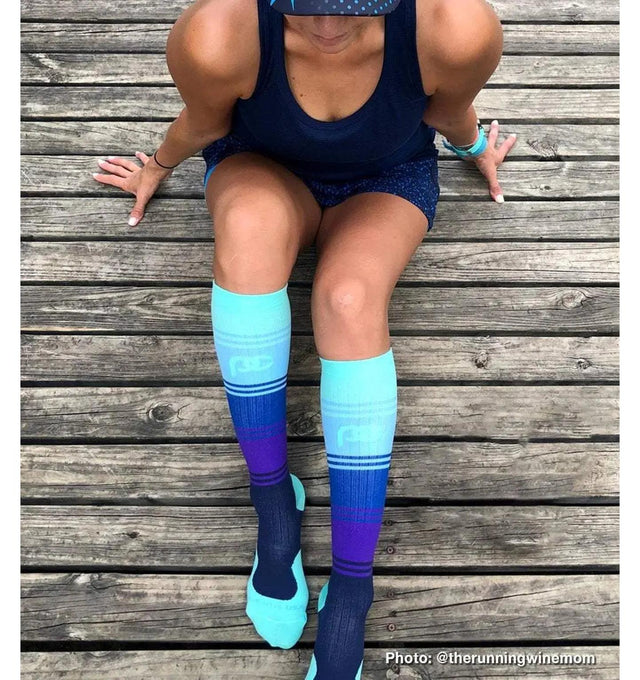 Marathon Minnesota Lakes Compression Socks- life style view 2
