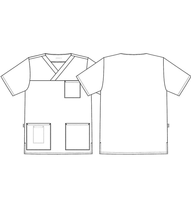 Kentaur Unisex Smock V-Neck Top - Fiumara Medical