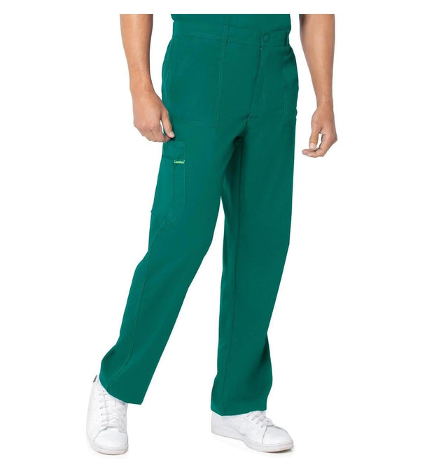 Landau ProFlex Men's Straight-Leg Cargo Scrub Pants 2103 -Hunter-Frontview