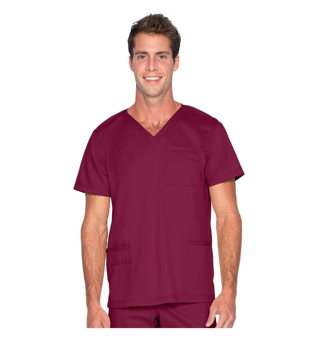 Landau ProFlex Men's 4-Pocket V-Neck Scrub Top - Fiumara Medical
