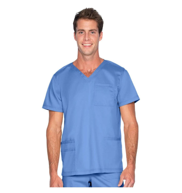Landau ProFlex Men's 4-Pocket V-Neck Scrub Top - Fiumara Medical