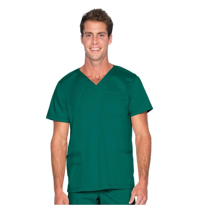 Landau ProFlex Men's 4-Pocket V-Neck Scrub Top - Fiumara Medical