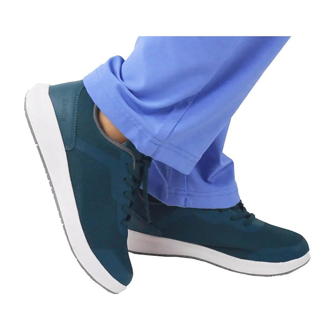 Sanita Concave Women's Green Medical Safety Sneaker - life style view