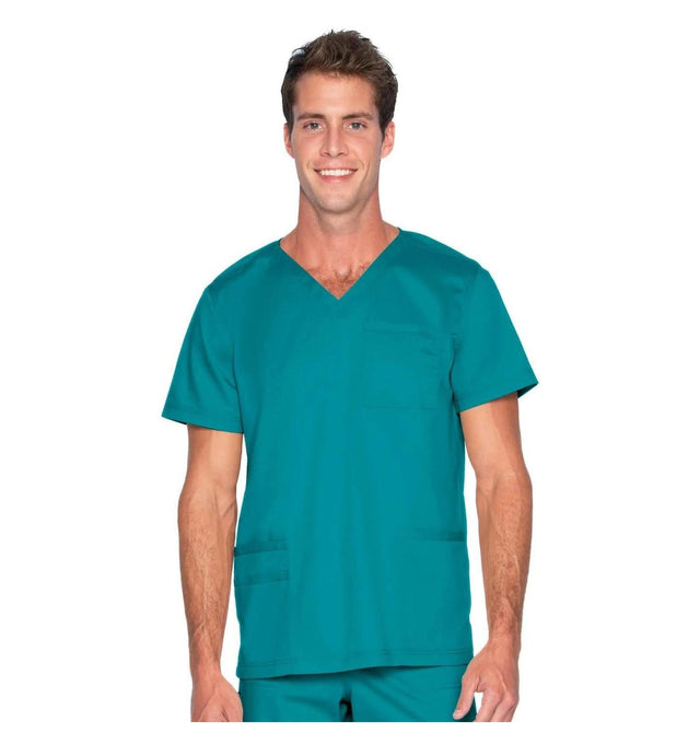 Landau ProFlex Men's 4-Pocket V-Neck Scrub Top - Fiumara Medical