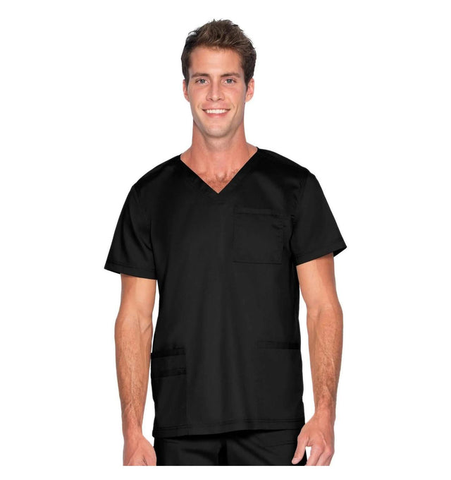Landau ProFlex Men's 4-Pocket V-Neck Scrub Top - Fiumara Medical