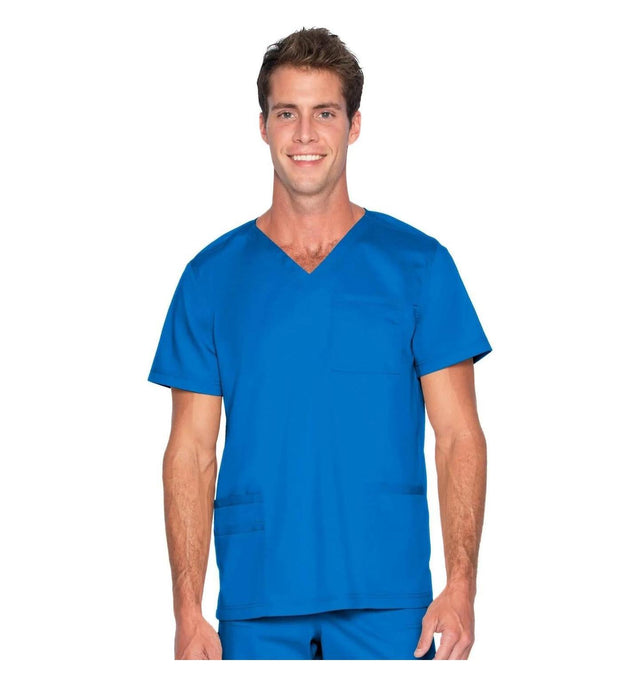 Landau ProFlex Men's 4-Pocket V-Neck Scrub Top - Fiumara Medical