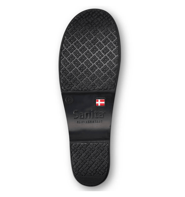 Sanita Aubrey Women's PU - coated Leather Nursing Clog - Fiumara Medical