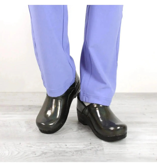 Sanita Sabel Women's Patent Leather Medical Clog - lifestyle