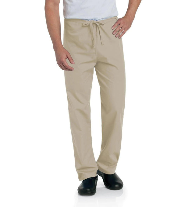 Landau Essentials Unisex Straight-Leg Scrub Pants 7602 -Sandstone-frontview