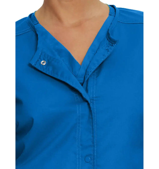Landau ProFlex Women's Warm-Up Scrub Jacket 3038-Neckview