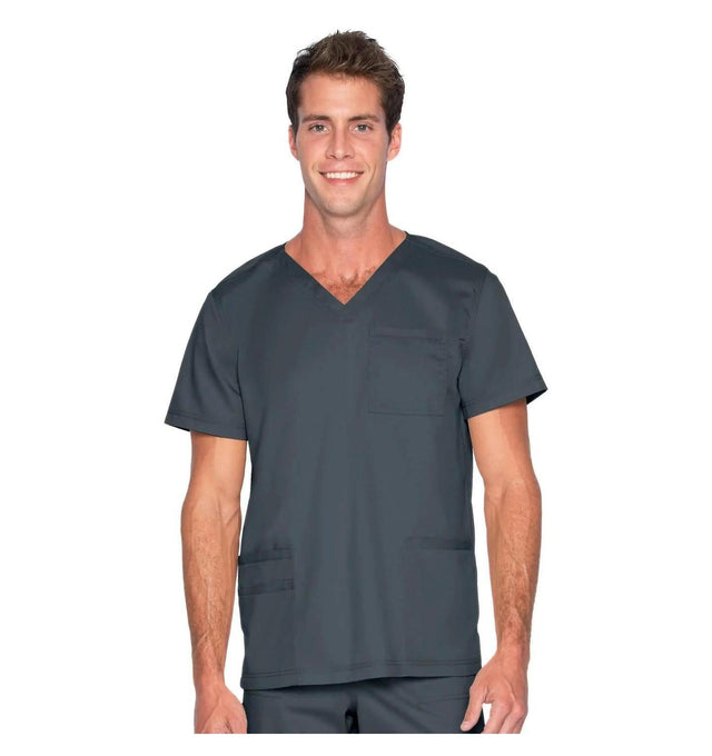 Landau ProFlex Men's 4-Pocket V-Neck Scrub Top - Fiumara Medical