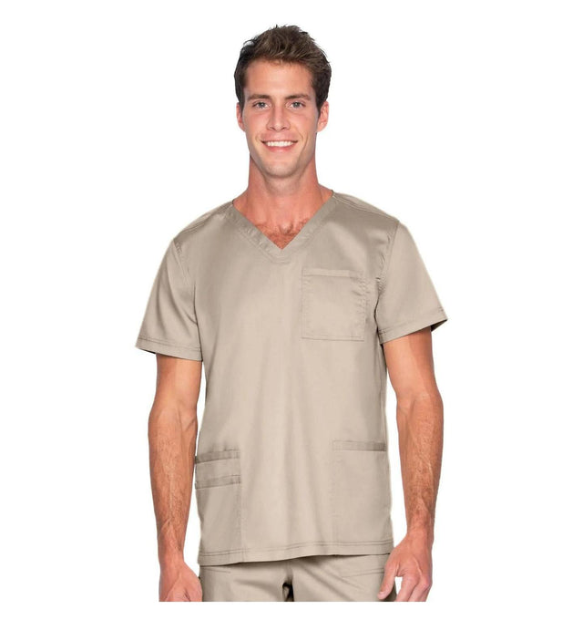 Landau ProFlex Men's 4-Pocket V-Neck Scrub Top - Fiumara Medical