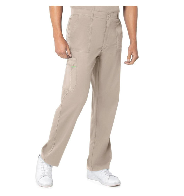 Landau ProFlex Men's Straight-Leg Cargo Scrub Pants 2103 -Sandstone
