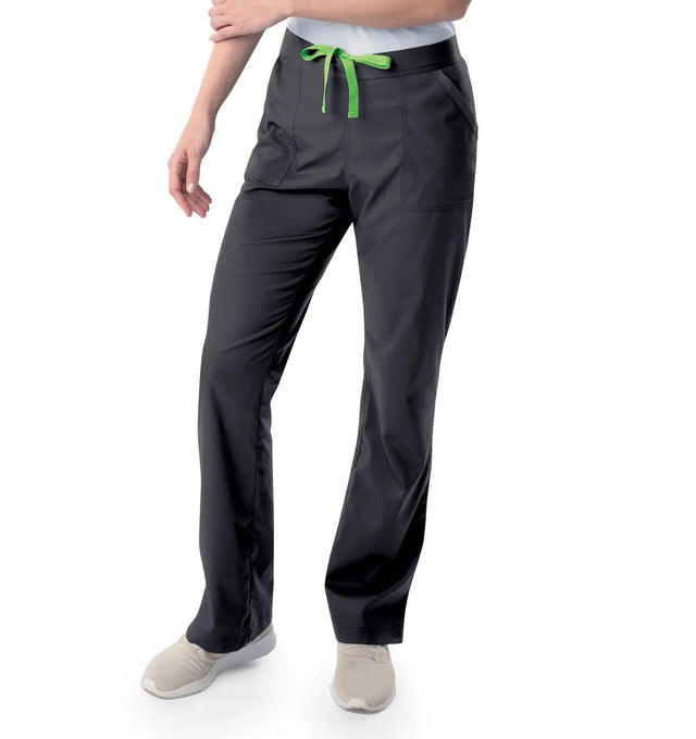 Landau ProFlex Women's Straight-Leg Cargo Scrub Pants 2042 -Graphite-Frontview