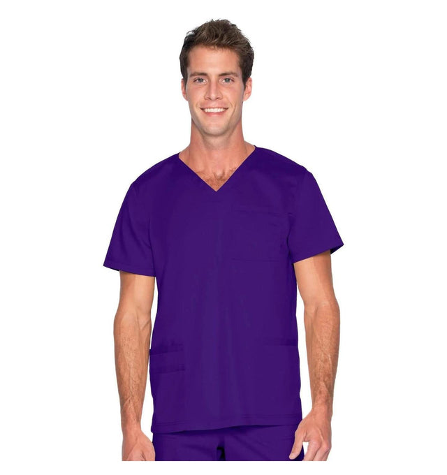Landau ProFlex Men's 4-Pocket V-Neck Scrub Top - Fiumara Medical