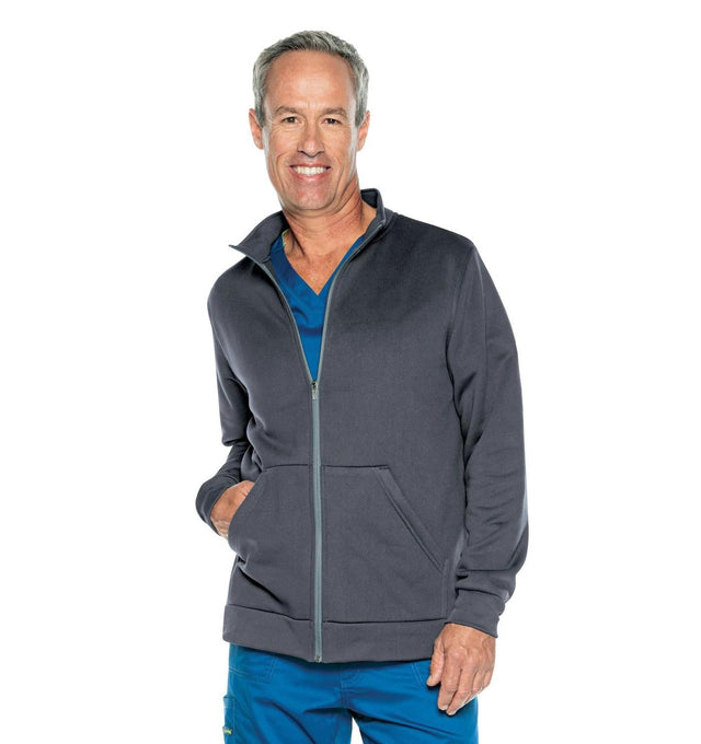 Urbane Performance Men's Warm-Up Scrub Jacket 9972 -Graphite